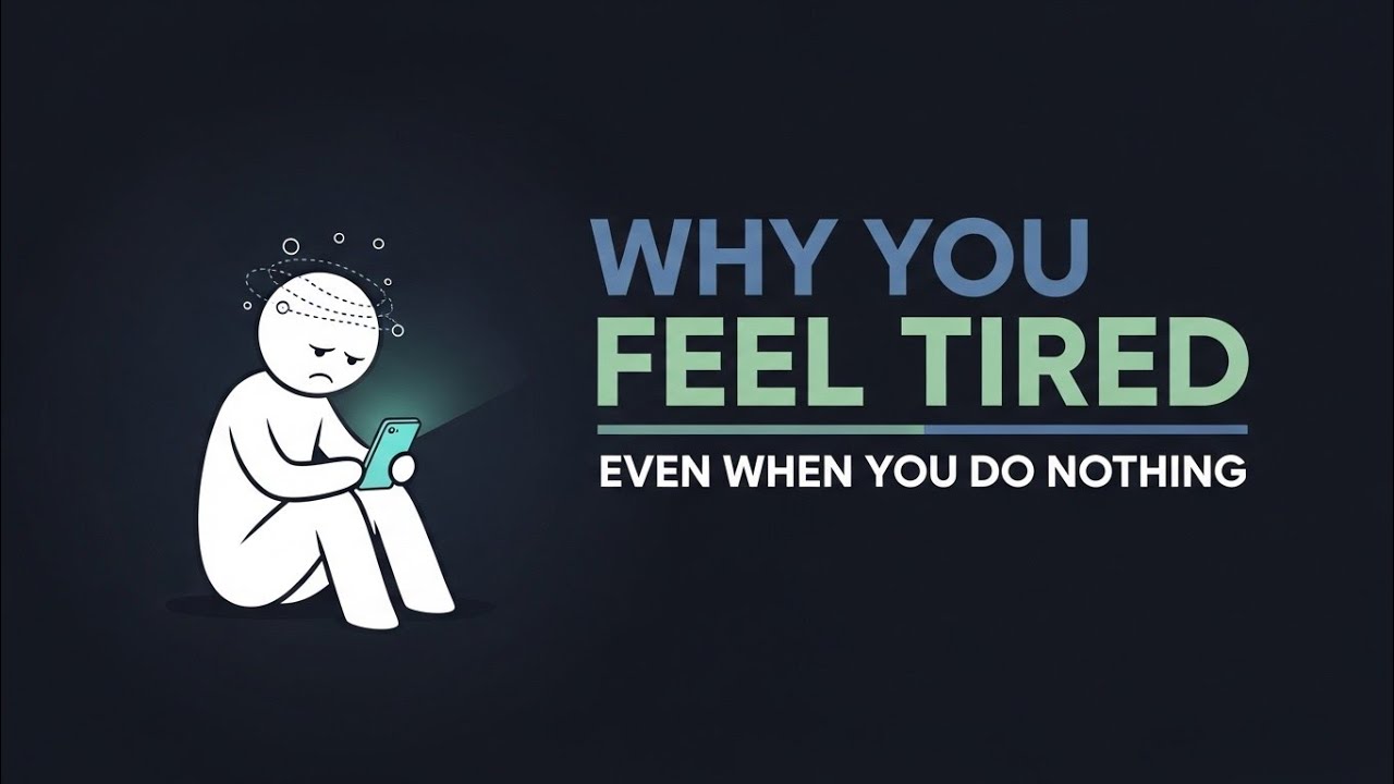 Why You Feel Tired Even When You Do Nothing | life lesson