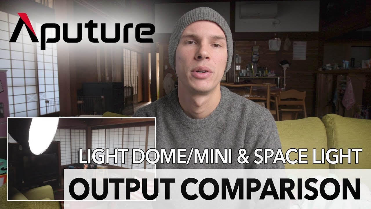 Aputure Light Dome/Mini & Space Light Comparison