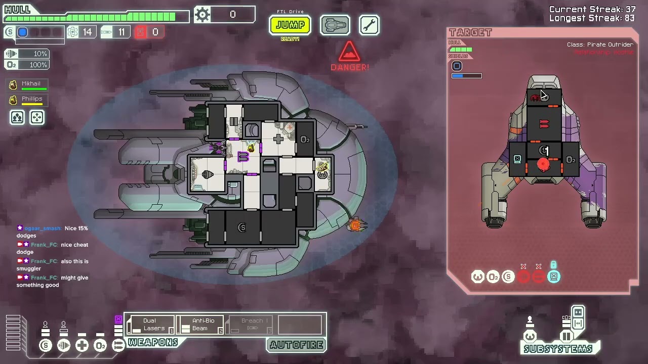 Hard No Pause Random - 9th Cycle Streak - 38. Slug A, 39. Crystal B