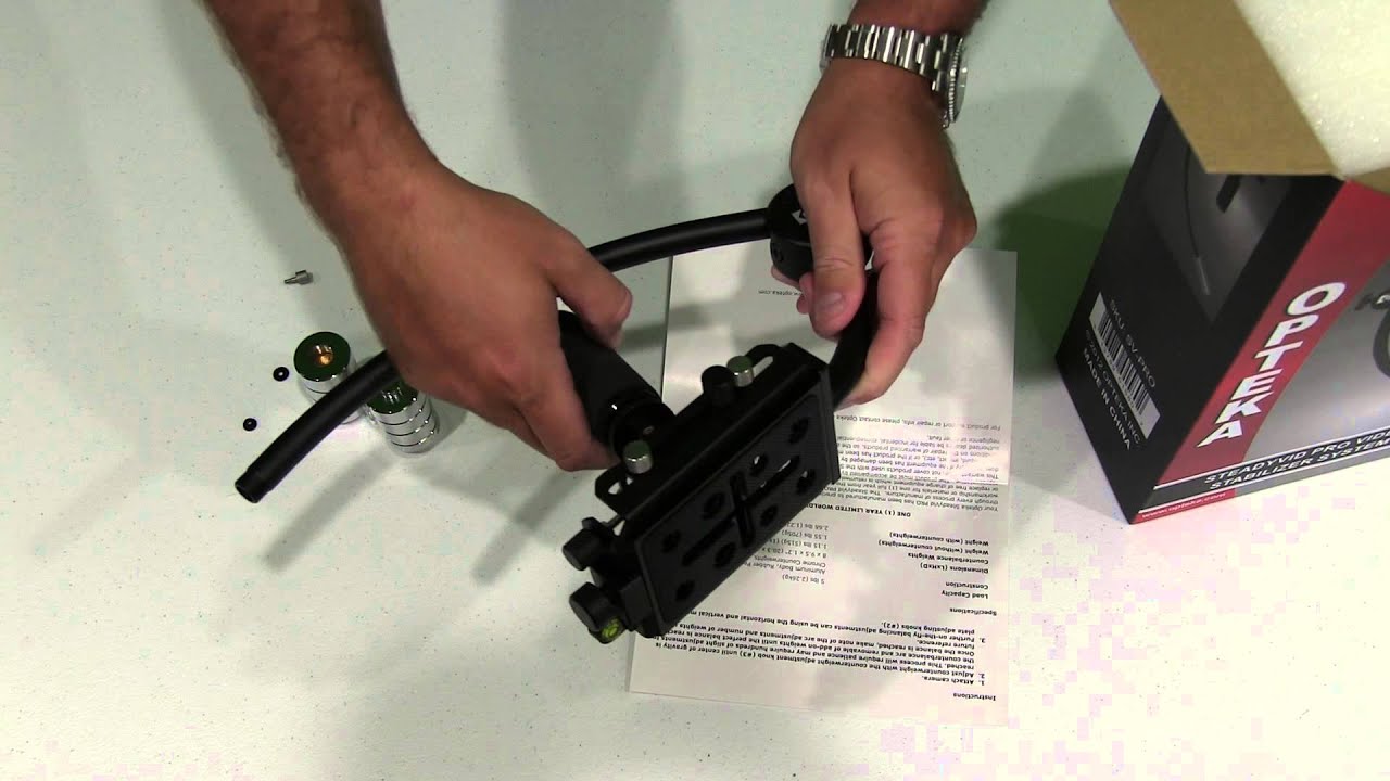 Opteka SteadyVid PRO Video Stabilizer System Unboxing
