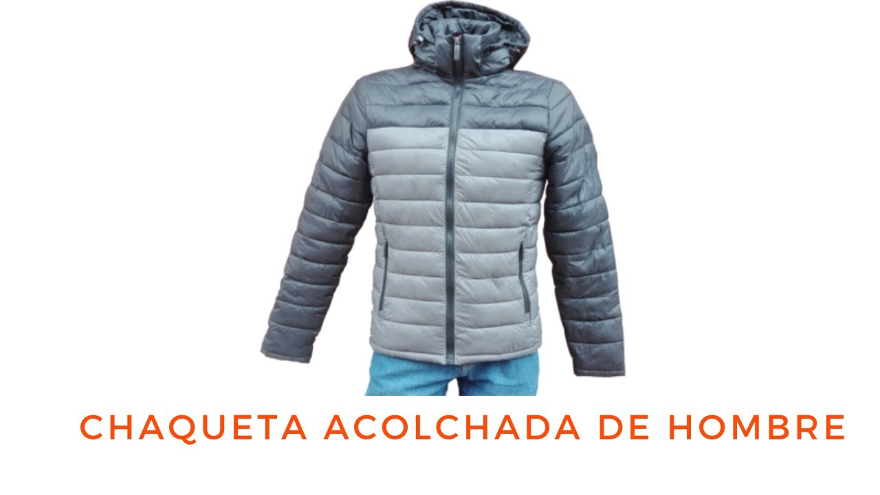 CHAQUETA ACOLCHADA CON CAPOTA DE HOMBRE/Cómo hacer/Paso a paso/Confección