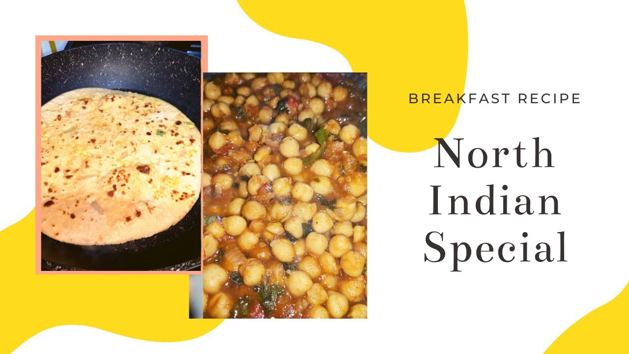 North Indian Breakfast | Paneer Paratha | Chana Masala | Porotta Kadala Curry | Cookeryshow