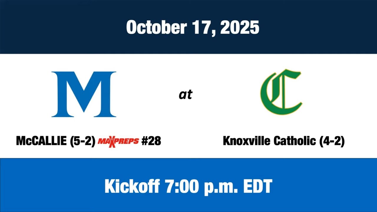 McCallie Football vs. Knox Catholic 2025