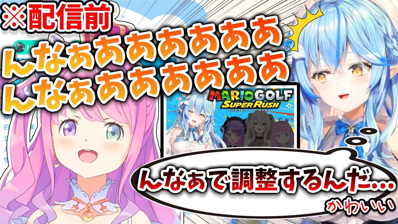 ルーナ姫の配信前の音量調整方法が斬新かつ可愛くてメロメロなラミィ【雪花ラミィ/姫森ルーナ/ホロライブ/切り抜き】