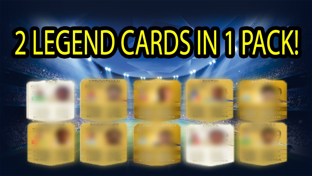2 LEGEND CARDS (PELE) IN 1 FIFA 17 PACK ! (NOT CLICKBAIT)