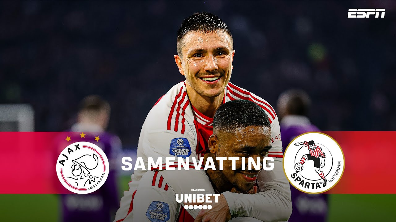 🔥 BRIAN BROBBEY wéér BELANGRIJK, PRACHTIGE goal CAMIEL NEGHLI | Samenvatting Ajax - Sparta Rotterdam