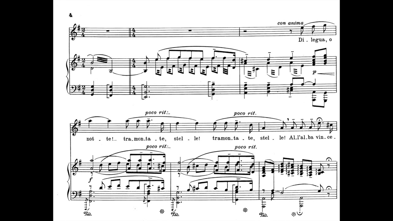 Puccini - Nessun dorma (piano accompaniment)