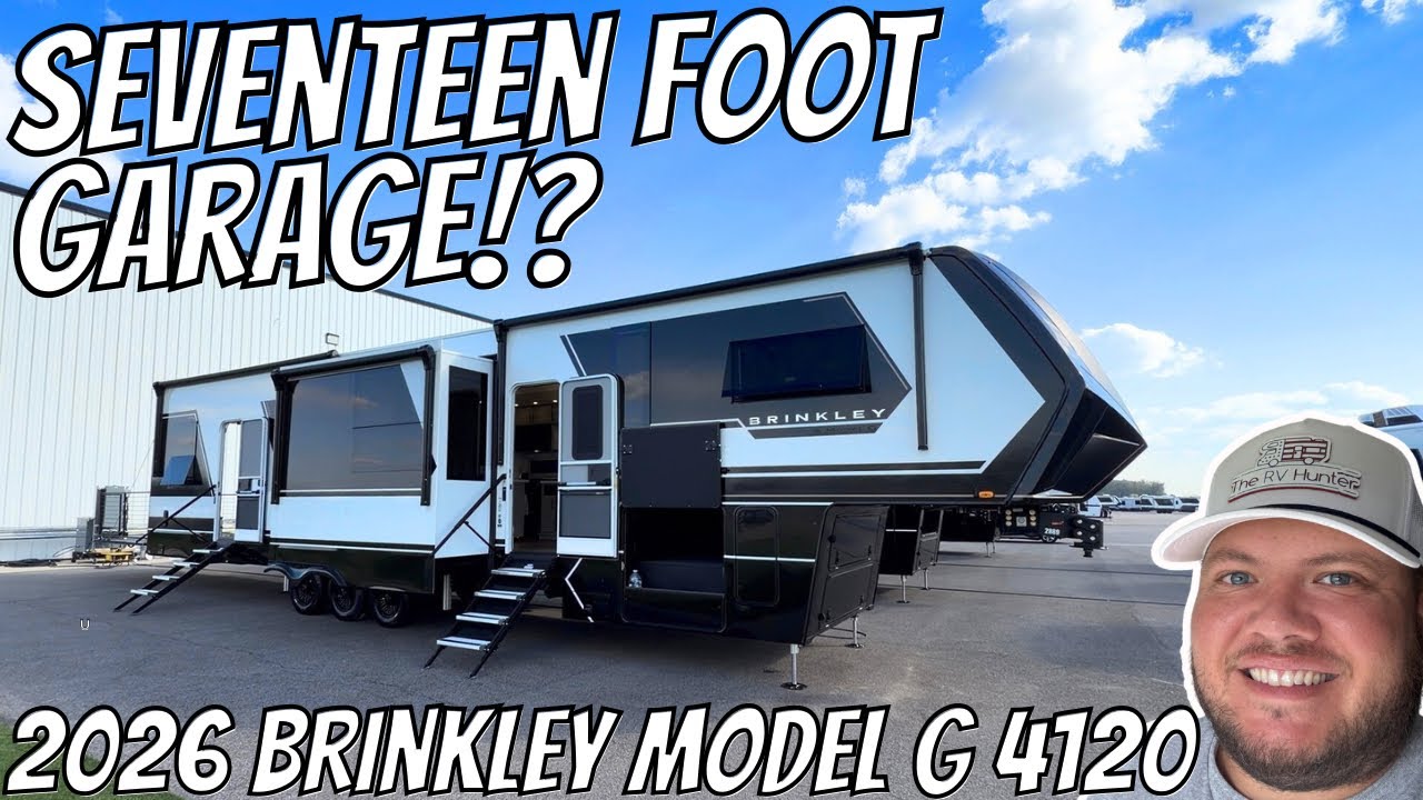 СЕМНАДЦАТИФУТОВЫЙ ГАРАЖ!!! 2026 Brinkley Модель G 4120 / 3520