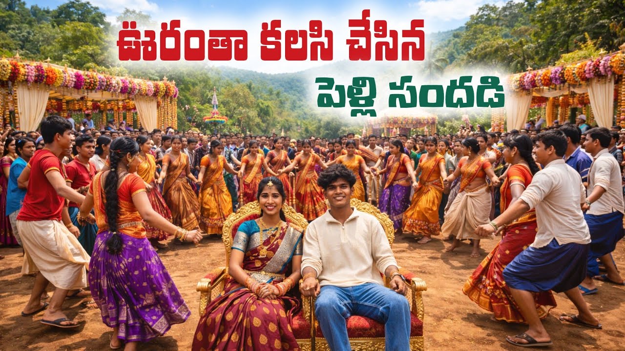ఊరంతా జరుపుకున్న పెళ్లి సంబరం #tribelwedding #araku marrage #viral 