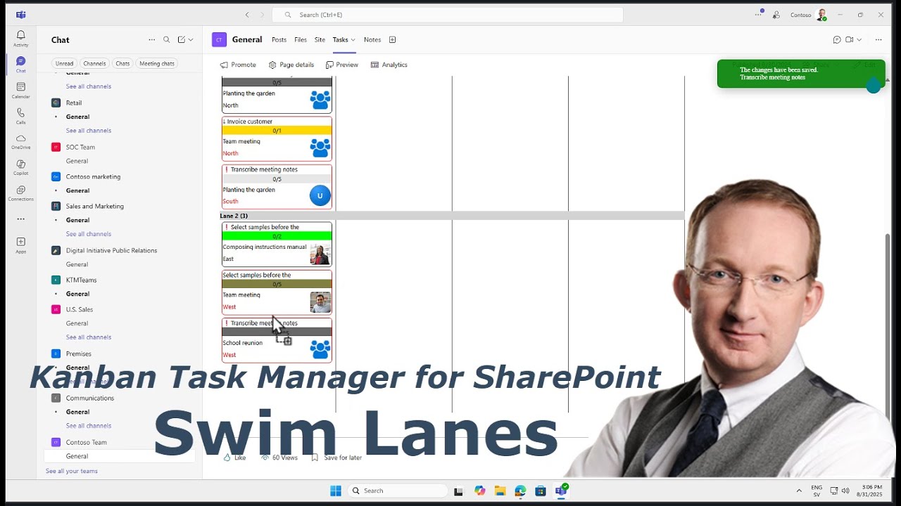 Kanban Task Manager Lanes in SharePoint