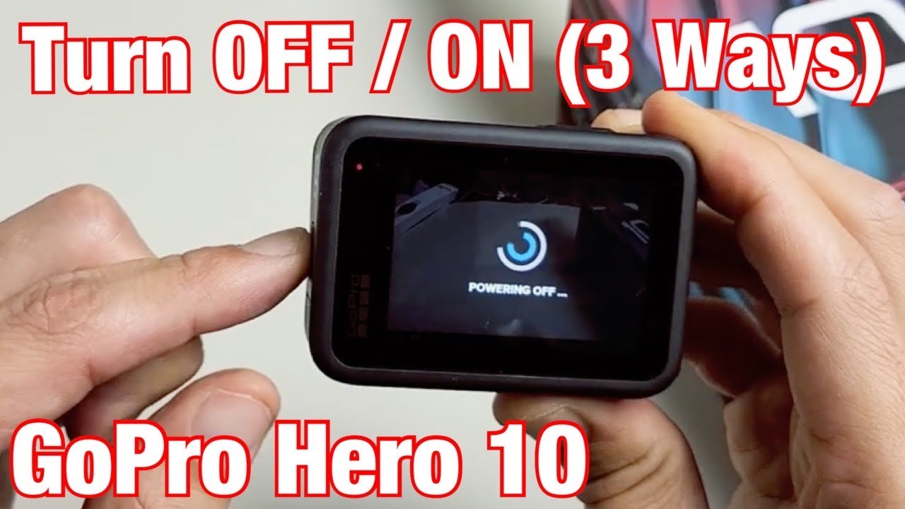 GoPro Hero 10: как включить/выключить (3 способа)