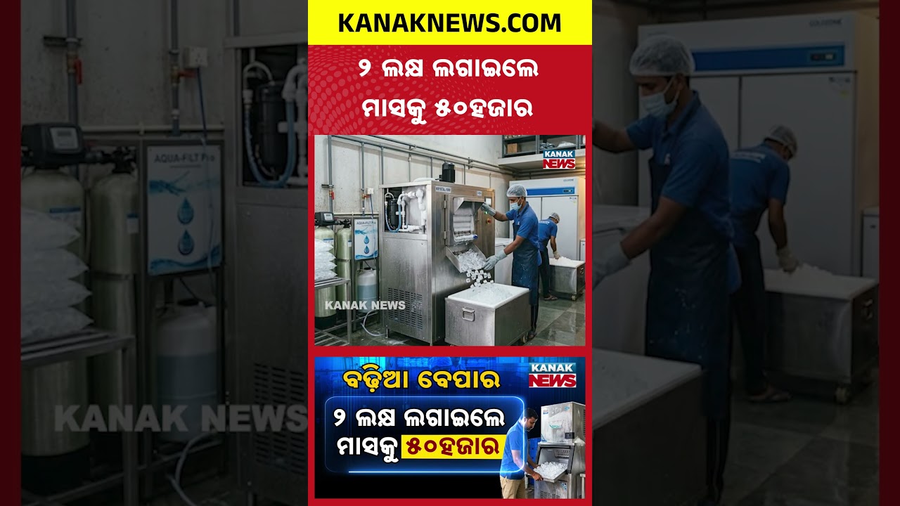Ice Cube Factory Earns ₹50,000/Month from ₹2 Lakh Investment