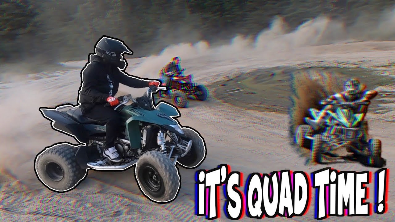 MANNY TAKES HIS NEW QUAD TO THE TRAILS FOR THE FIRST TIME ! | BRAAP VLOGS