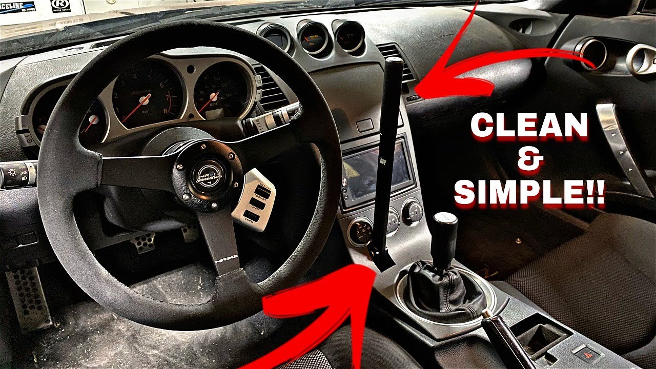 350Z HIDDEN HANDBRAKE INSTALL!! PT.2