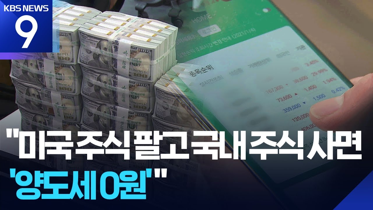 미장 팔고 돌아오면 &lsquo;양도세 0%&rsquo;&hellip;&ldquo;상륙작전 같다&rdquo; [9시 뉴스] / KBS  2025.12.24.