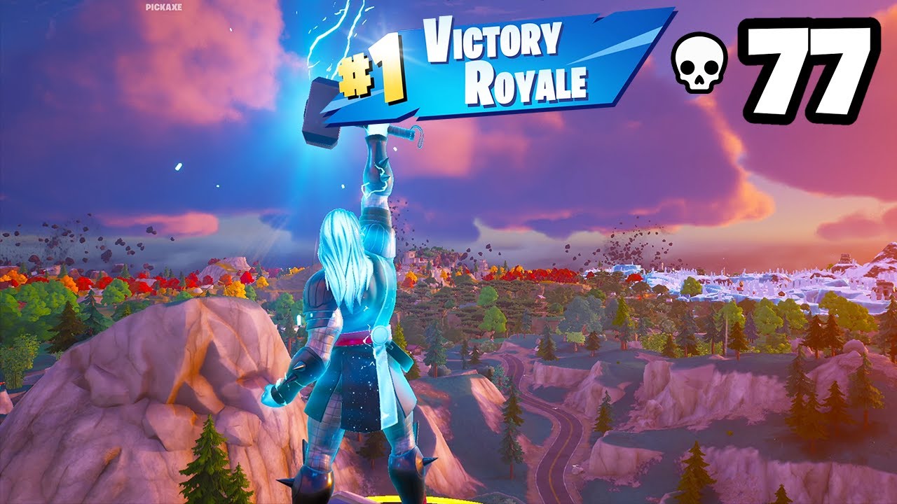 High Elimination MARVEL THOR SKIN SOLO vs SQUADS WINS Full Gameplay (Fortnite Chapter 4 Season 3)