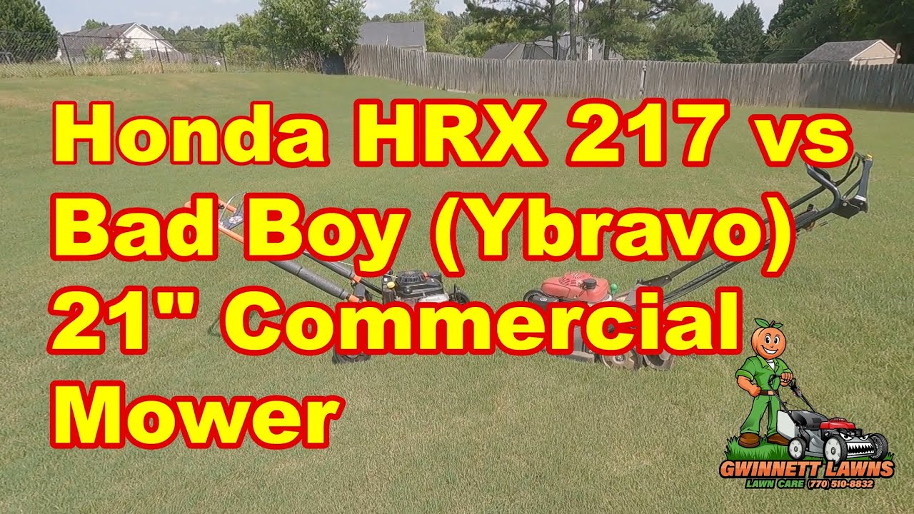 Honda HRX 217 vs Bad Boy (Ybravo) 21