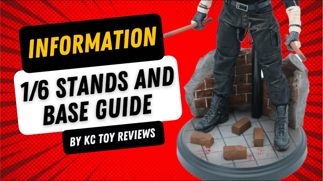 One Sixth Scale - Stand, Base, and Diorama Information Guide with links on where to purchase