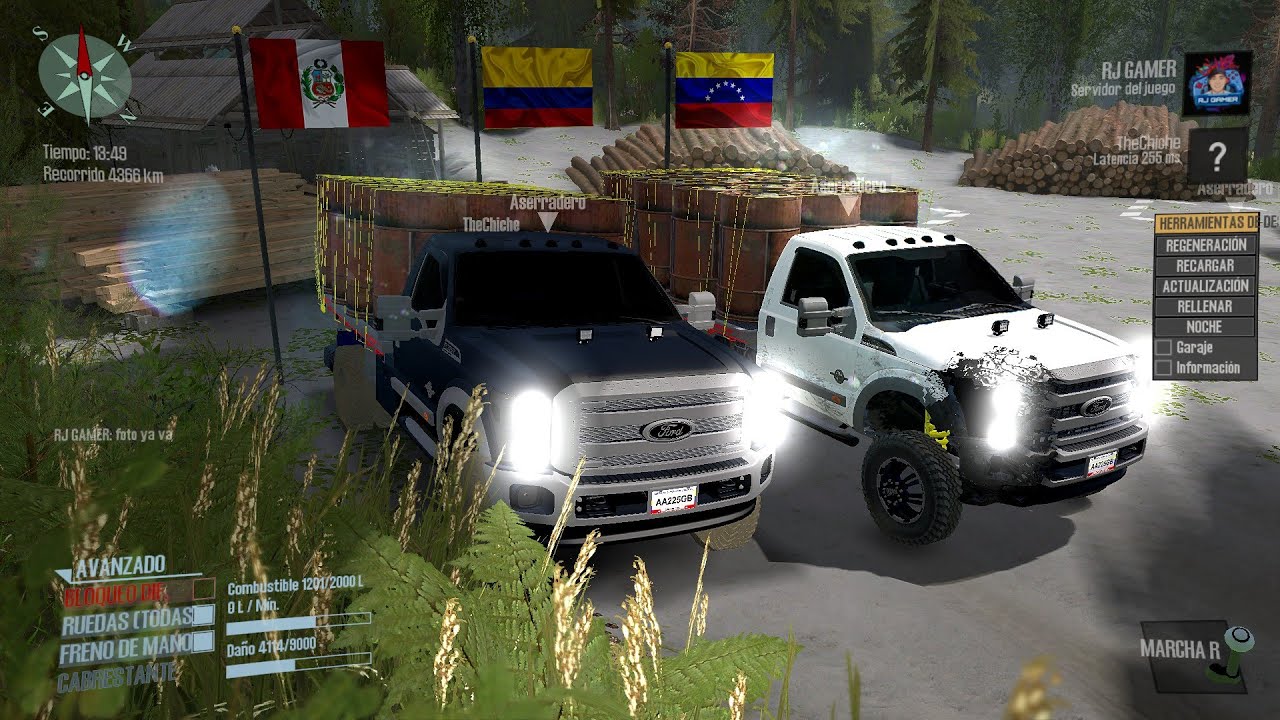 Llevando la gasolina ⛽️ por las trochas - MUDRUNNER