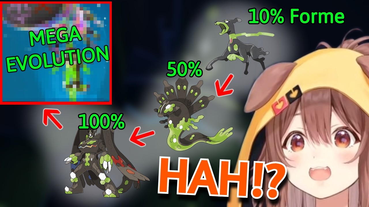 (Story Spoilers) Korone Got Really Excited at Zygarde's Mega Evolution Scene in ZA [Hololive]
