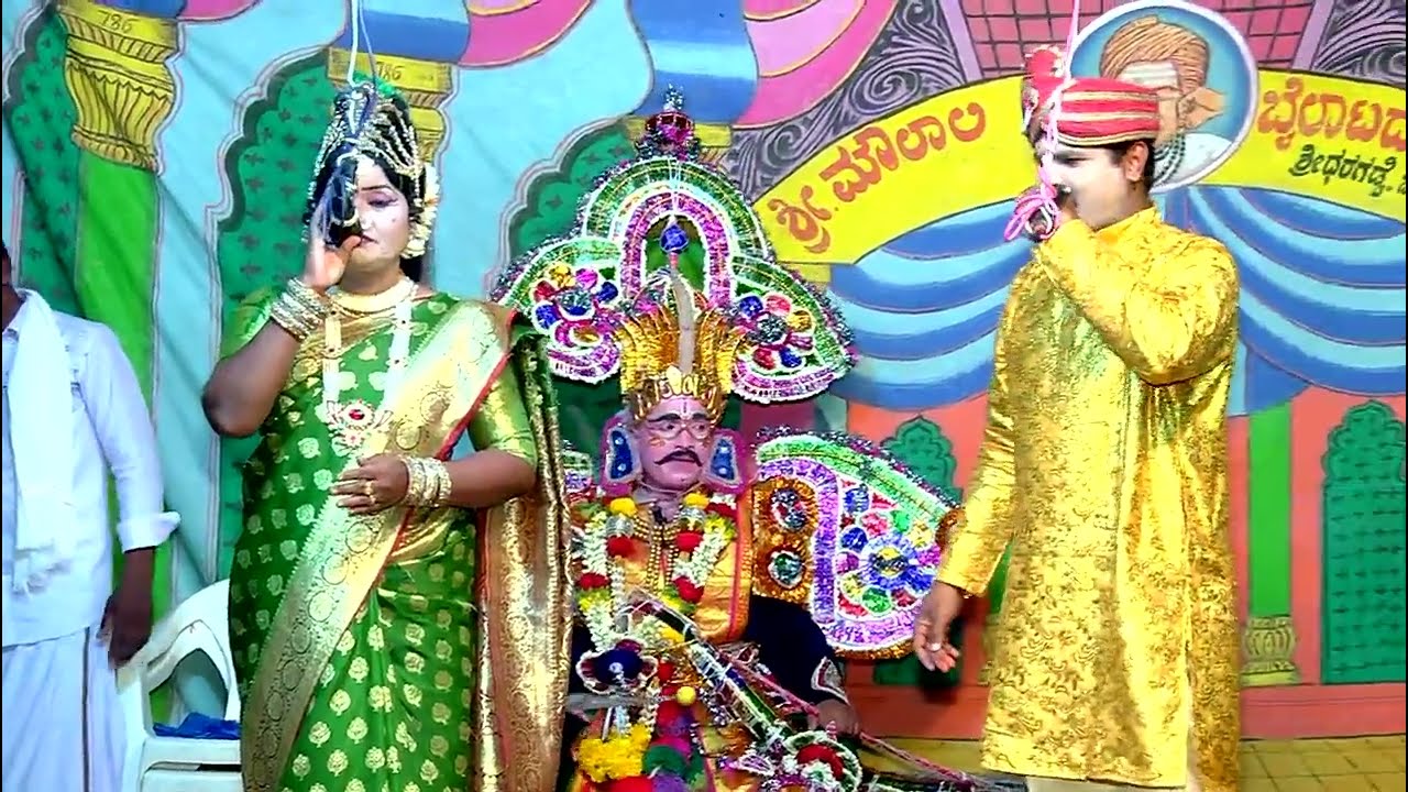 ವೀರ ಅಭಿಮನ್ಯು ಕಾಳಗ  ಬಯಲಾಟ| ಸಂಗನಕಲ್ಲು|2022|Part 02