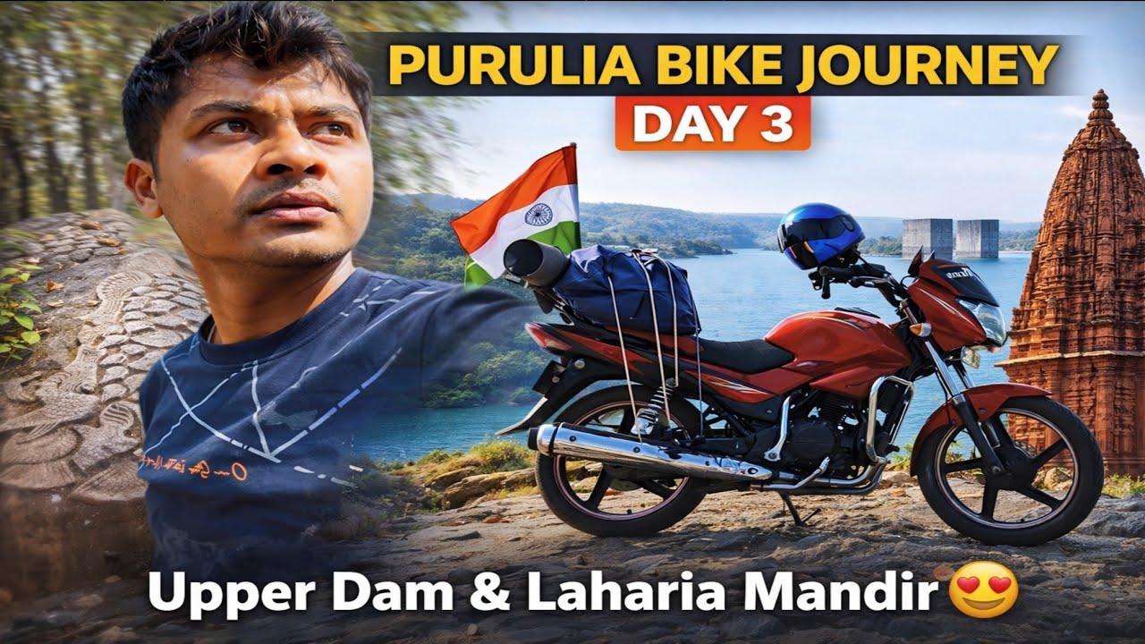 Solo Bike Ride in Purulia Day 3 | Pakhi Pahar, Upper Dam & Lower Dam Adventure  #purulia  #jaibhole