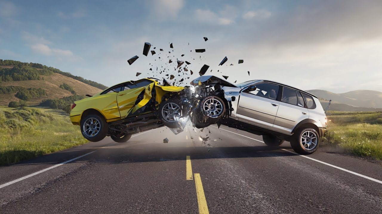 High Speed Traffic Car Crash #14 | Beam.NG Drive