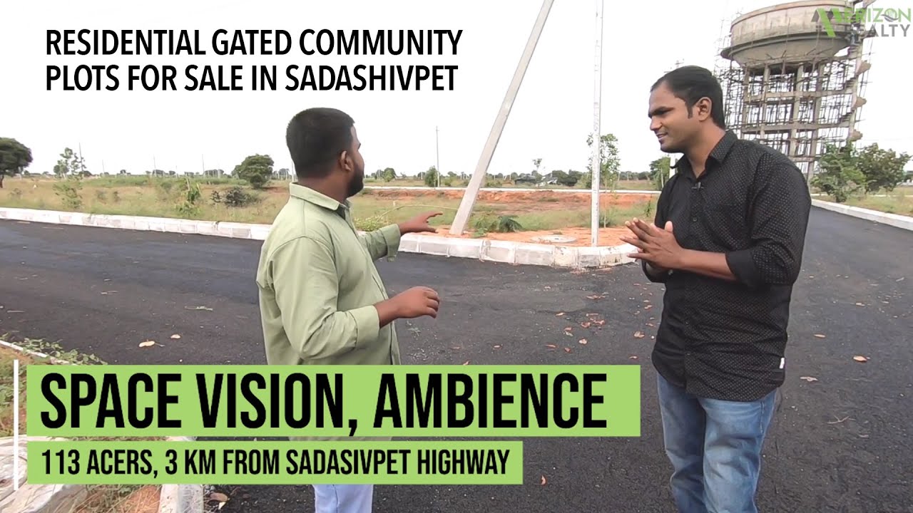 Residential Gated Community Plots For Sale in Sadashivpet | Space Vision - Ambience | Merizon Realty