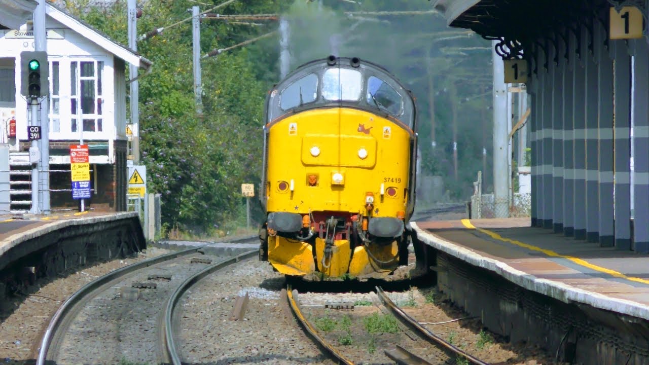 Trains at Stowmarket, GEML | 22/08/18