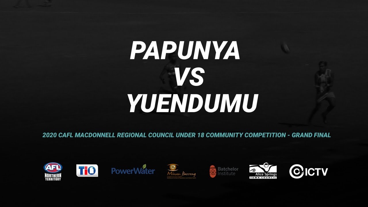Papunya vs Yuendumu: Grand Final - 2020 TIO CAFL Mac Regional Council U18 Community Competition