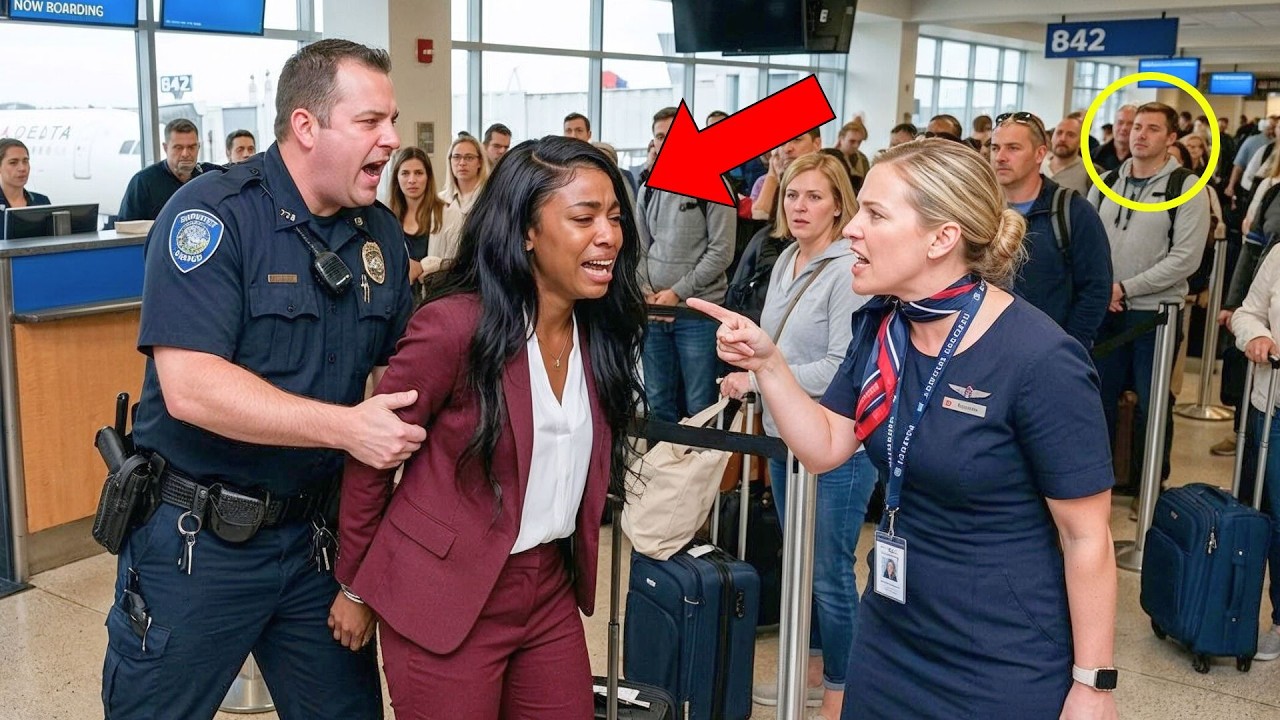 Gate Agent Denies Black Woman Entry — The CEO Walks In and Freezes the Entire Airport...