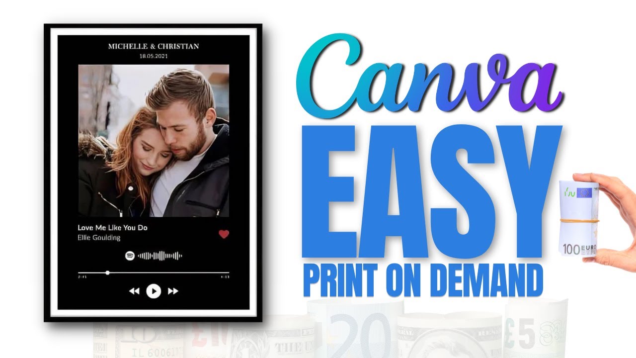 Easy CANVA Print on Demand Side Hustle NO ONE has Ever Talked about | Make Money Online with Canva