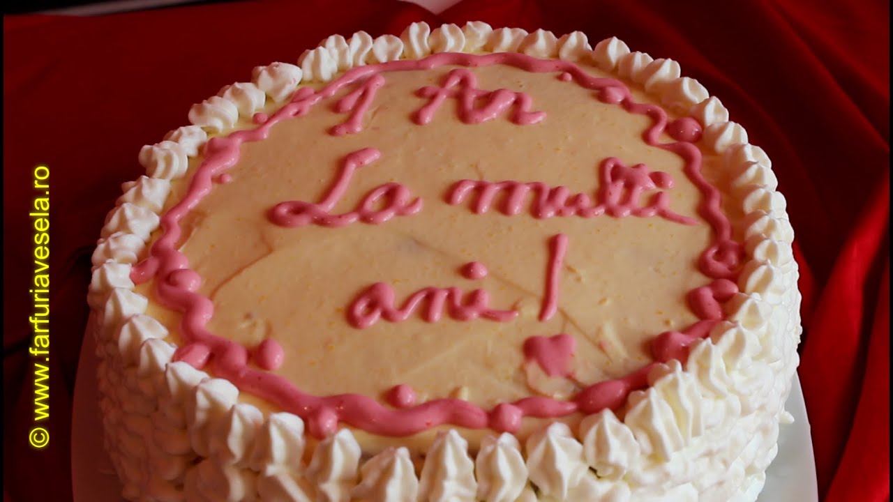 Tort cu crema de lamaie - 1 An de Farfuria vesela