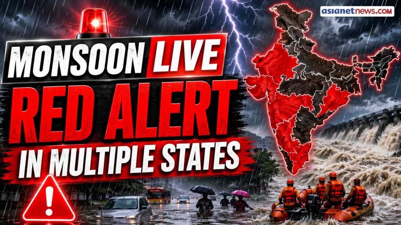 LIVE 🔴 Monsoon Alert | Heavy Rain In Multiple States