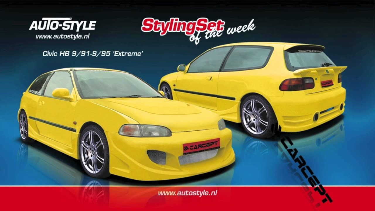 StylingSet Honda Civic HB 9/91-9/95 'Extreme' by AutoStyle