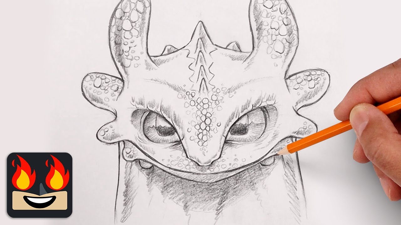 How To Draw Toothless How To Train Your Dragon Sketch Tutorial