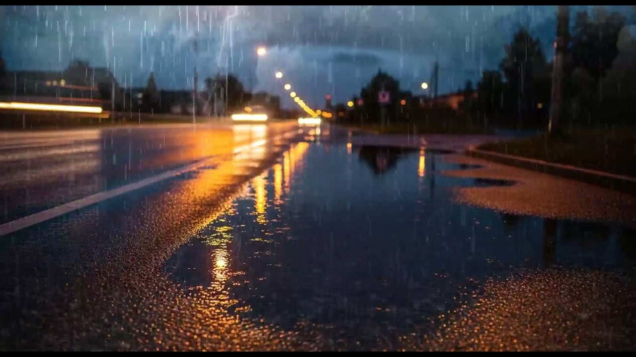 Sleep Ready Mode ⚡ Continuous Rain & Calm Thunder