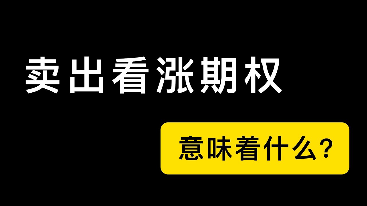 「期权第7课」卖出看涨期权意味着什么？如何避免亏损放大？备兑看涨组合了解一下。美股期权和比特币期权入门课程，适合小白