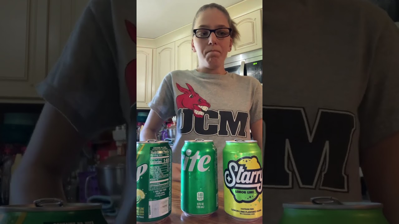 Tasting the difference between 7up, Sprite, and Starry