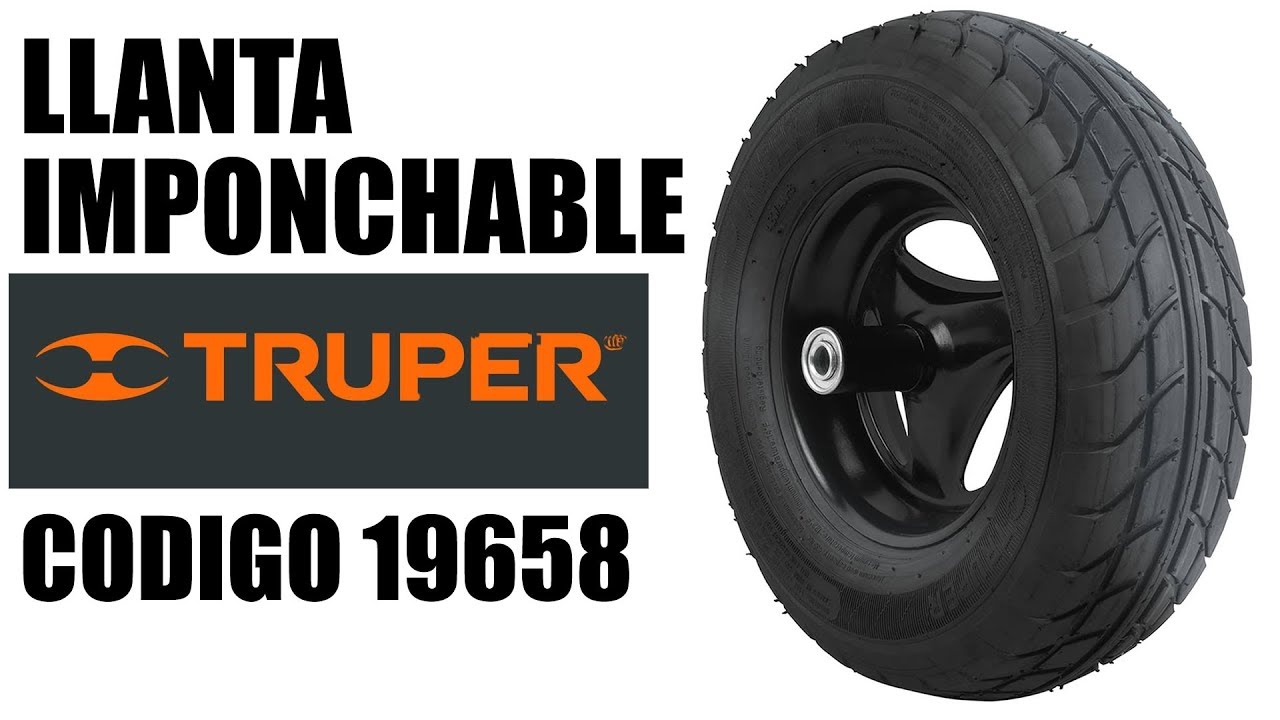 LLANTA IMPONCHABLE TRUPER DE POLIURETANO