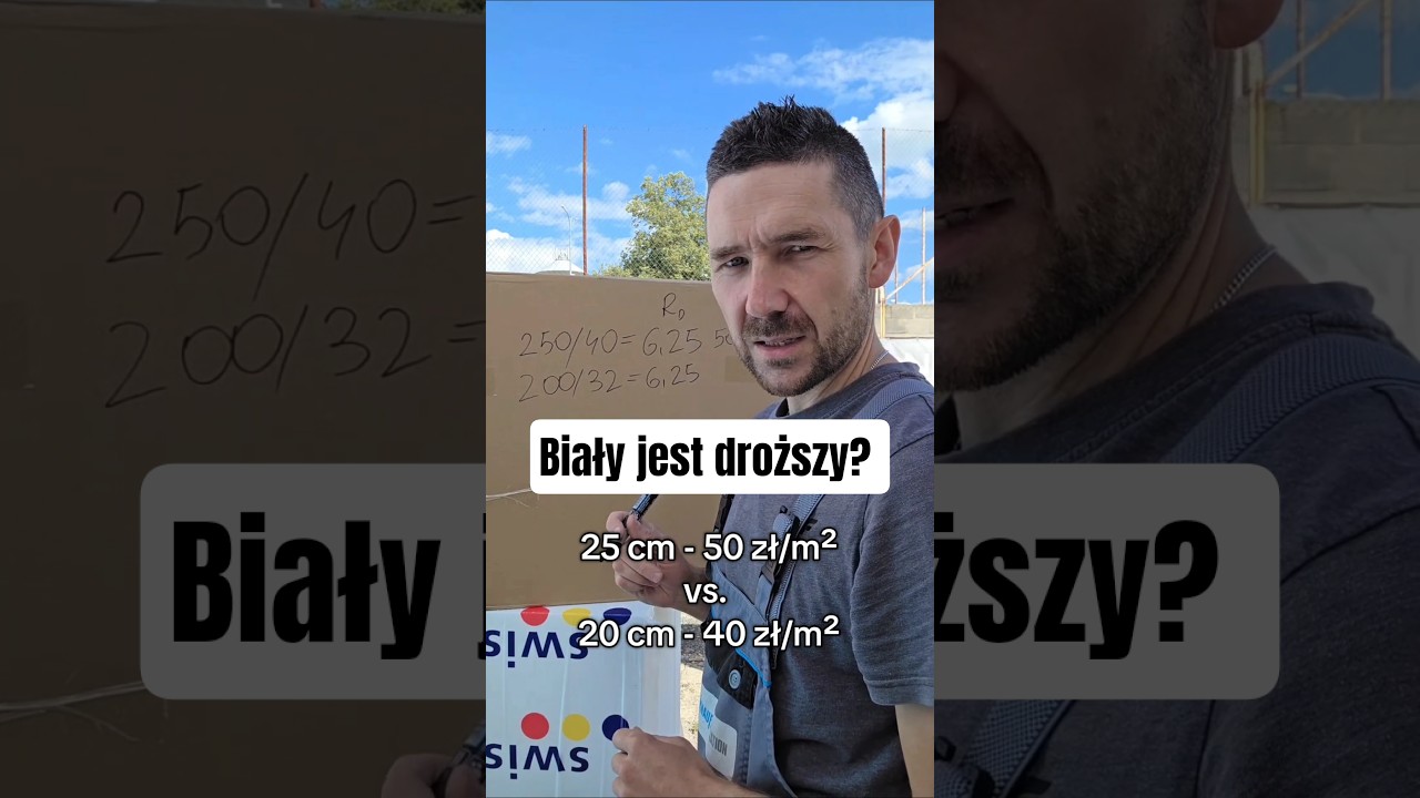 STYROPIAN GRAFITOWY wygrywa parametrami a jak jest z ceną? #styropian #ocieplenie #budowadomu