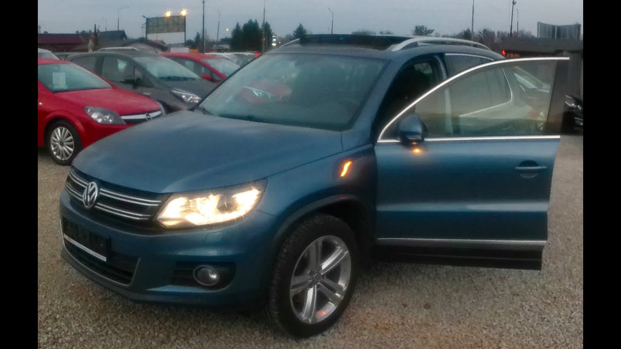 BOGATA OPCJA. ŁADNY VOLKSWAGEN TIGUAN Z NISKIM PRZEBIEGIEM. OGLĄDAM W KOMISIE. CENA. ROK. PRZEBIEG.