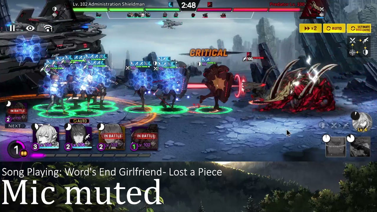 Counter:Side Co-op battle: Arena 3