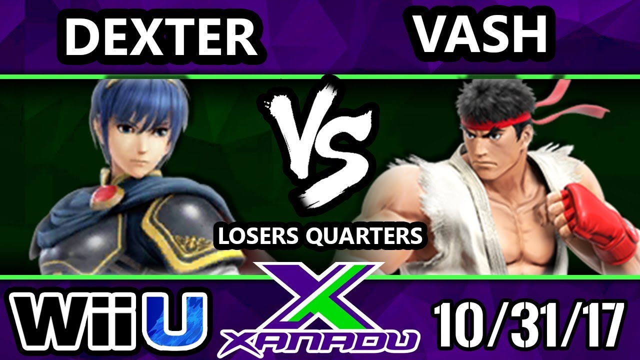 S@X 226 Smash 4 - Dexter (Marth, Lucina) Vs. Vash (Ryu) - SSB4 Losers Quarters - Smash for Wii U.