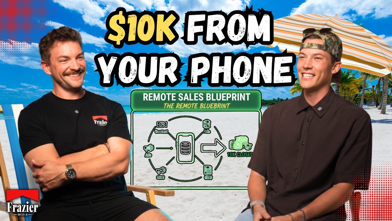 How To Close $10k Deals From Your Phone (The Remote Sales Blueprint) ft. Jackson Bubba