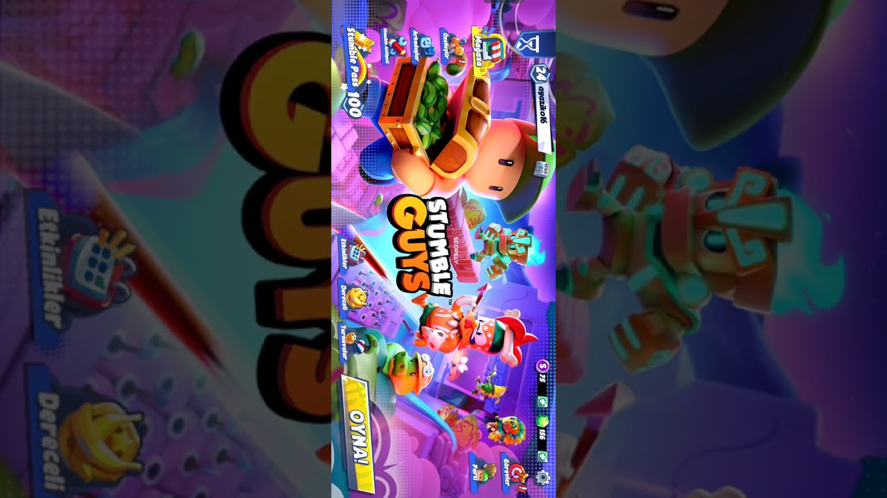 Stumble guys ve brawl star oynadım #stumbleguys #brawlstars #animals  #keşfetbeniöneçıkar  