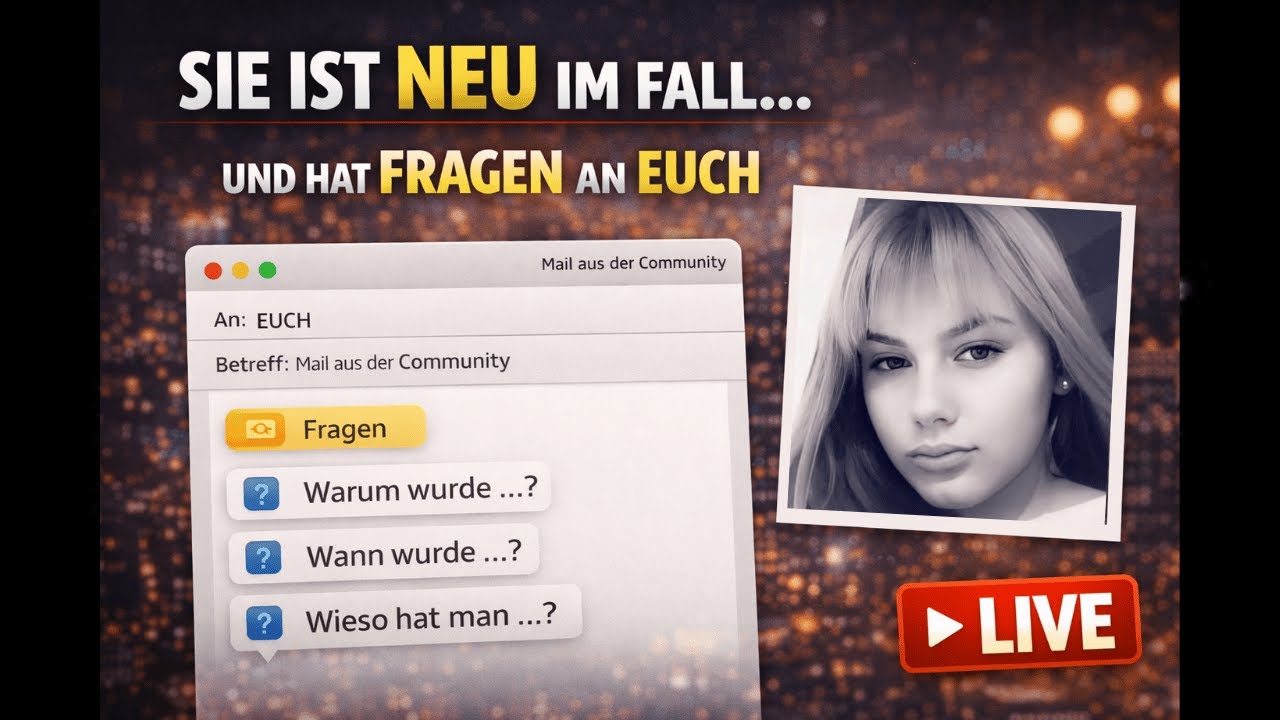 „Ich bin neu im Fall Rebecca Reusch… und habe so viele Fragen“  Zuschauer-Mail  LIVE