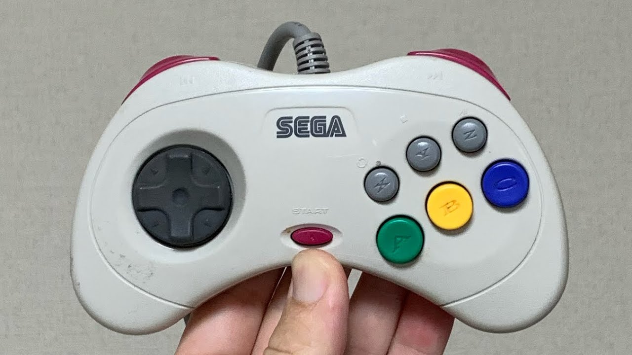 Sega Saturn Controller Teardown and Clean