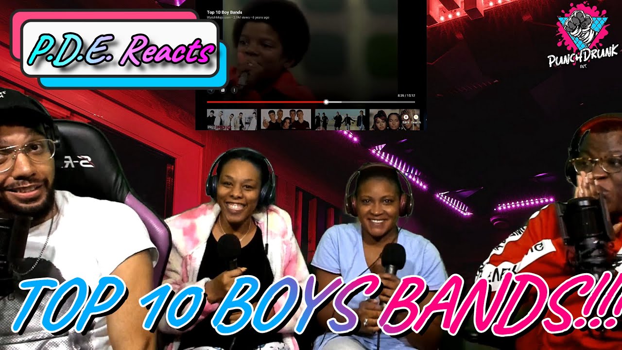 P.D.E. Reacts: Top 10 Boy Bands (WatchMojo)