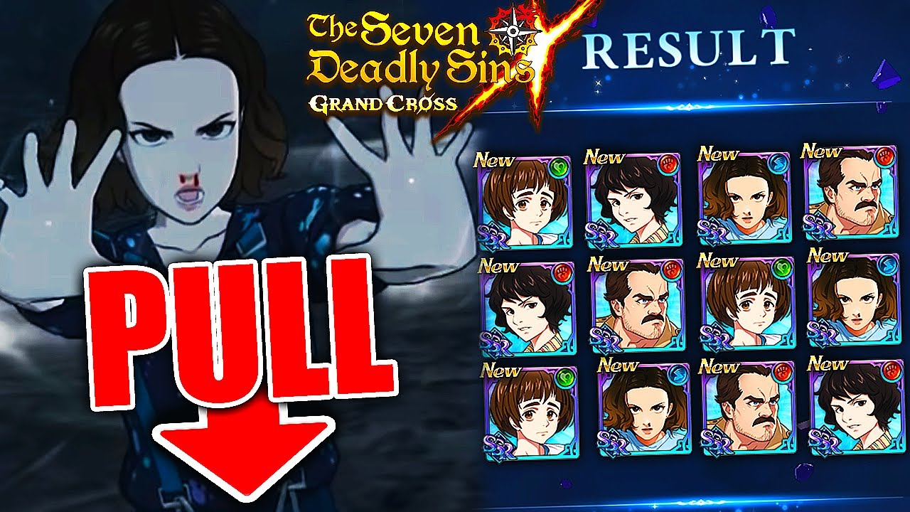 STRANGER THINGS COLLAB LIVE SUMMONS!! 1200+ GEMS?! | Seven Deadly Sins: Grand Cross